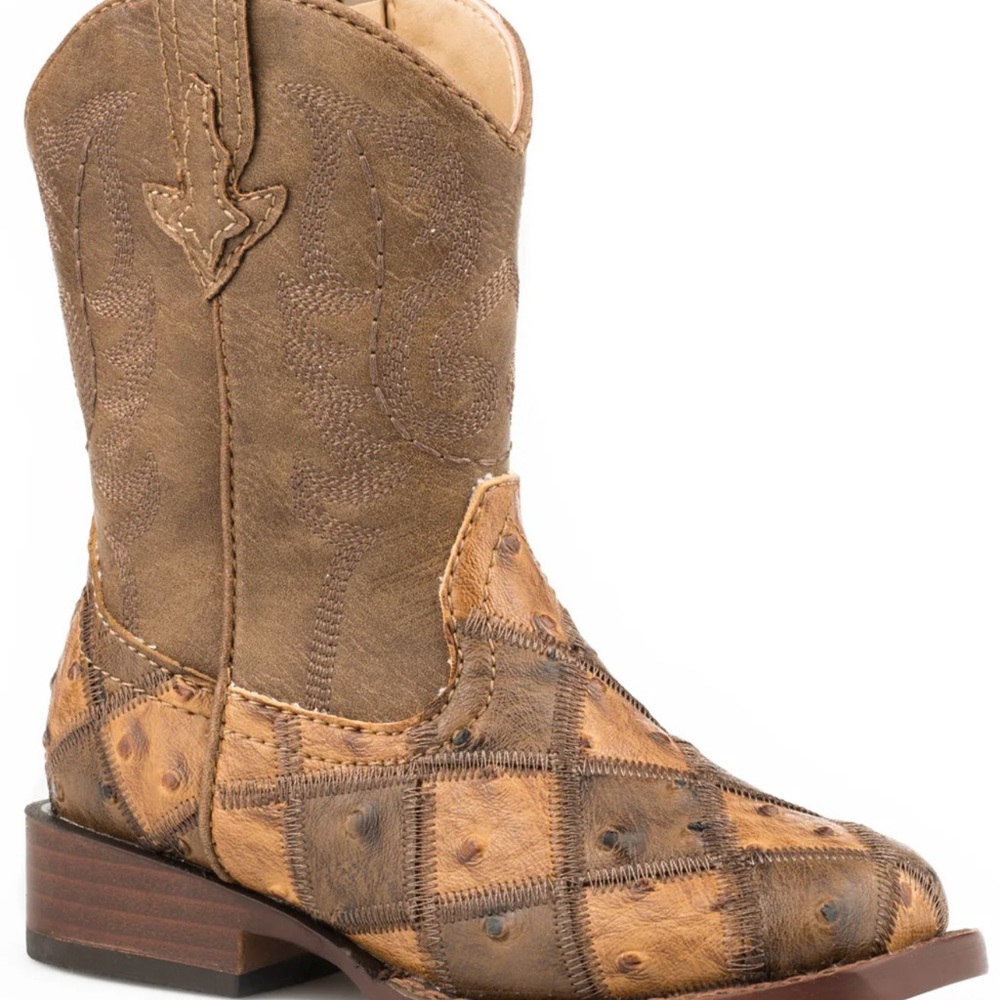 Brown Leather Cowboy Boots